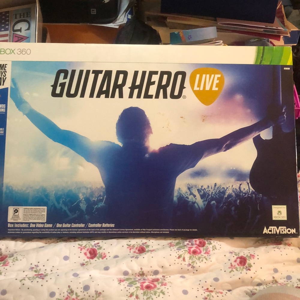 🎸NIB GUITAR HERO 🎸ⓁⒾⓋⒺ for XBOX 360